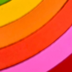 Rainbow Building Blocks with board