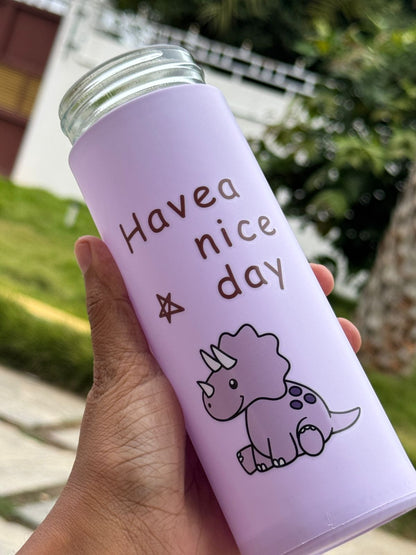 Motivational Glass Bottle