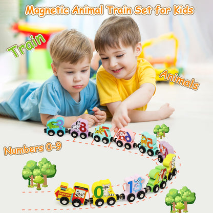 Number magnetic train