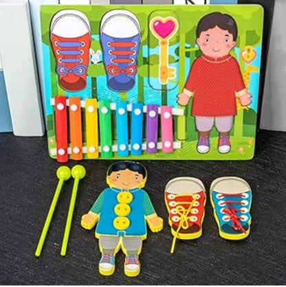 Montessori threading board