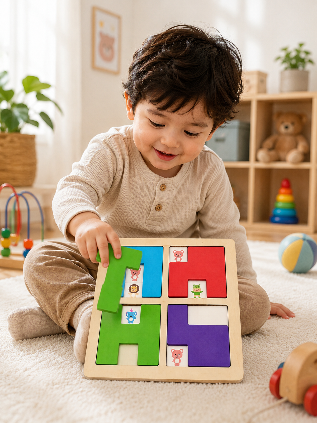 Animal Maze Logic Game