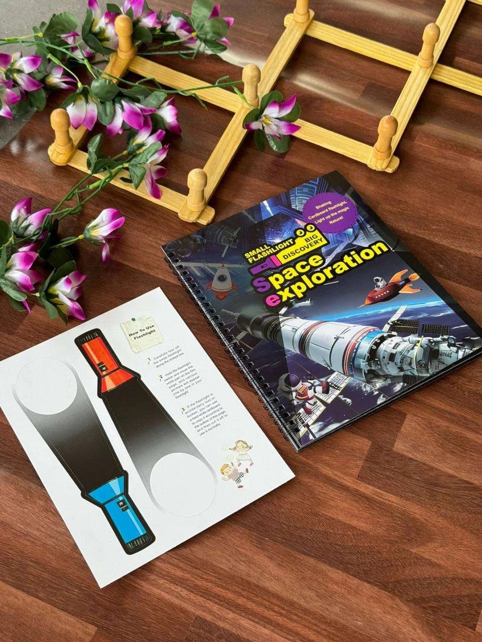 Flashlight exploration book