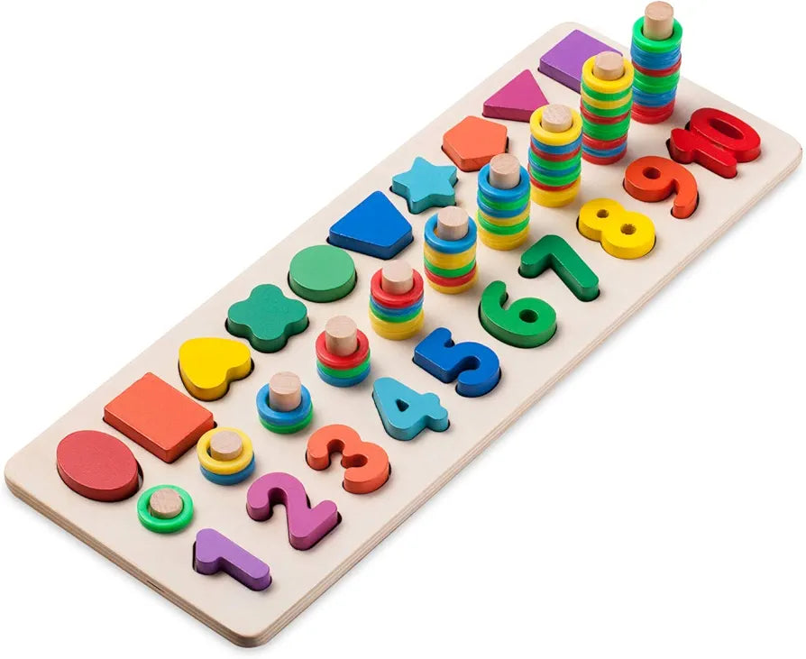 3 in 1 Montessori  puzzle board