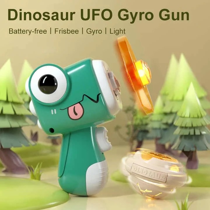 Dino UFO Gyro Gun