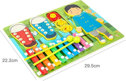 Montessori threading board