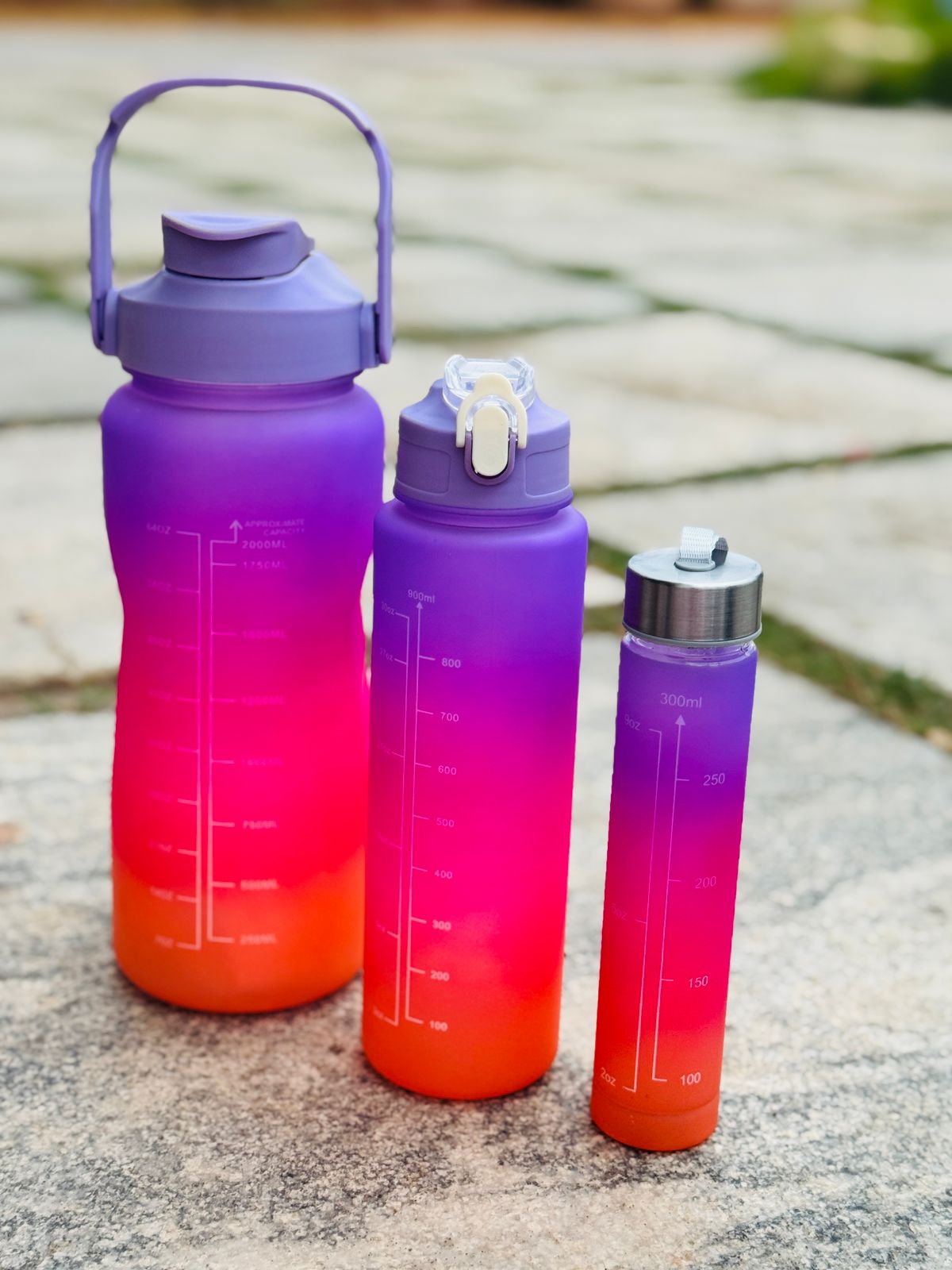 3 in 1 motivational bottle