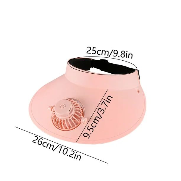 Visor Hat With Fan