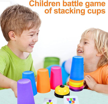 Stacking cup battle