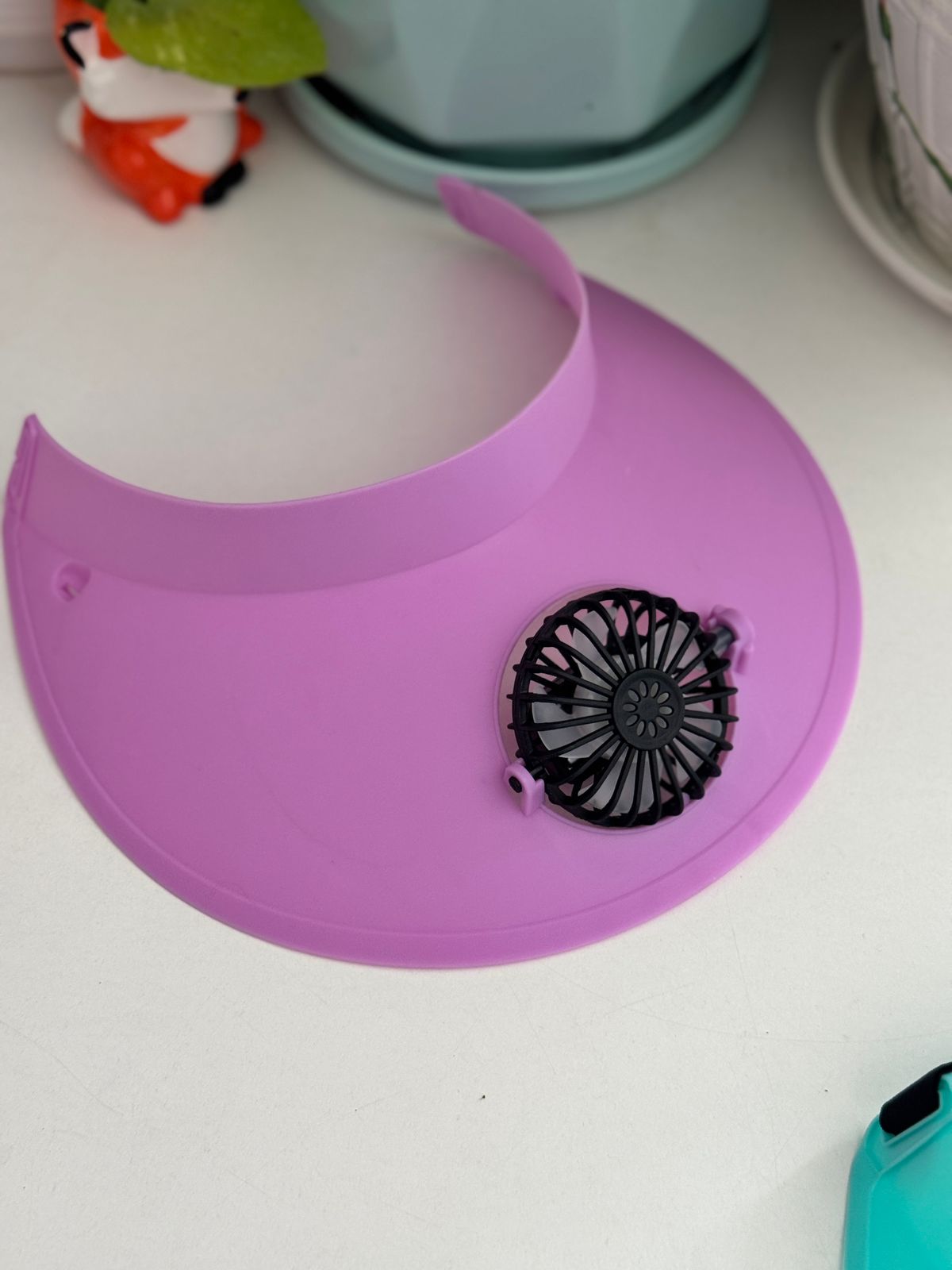 Visor Hat With Fan