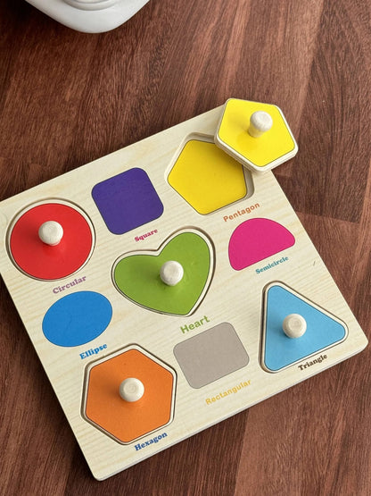Wooden Mini pegboard with base image
