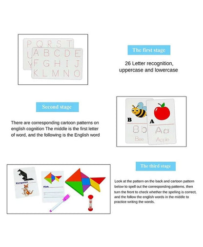 Tangram Letter Writing Card