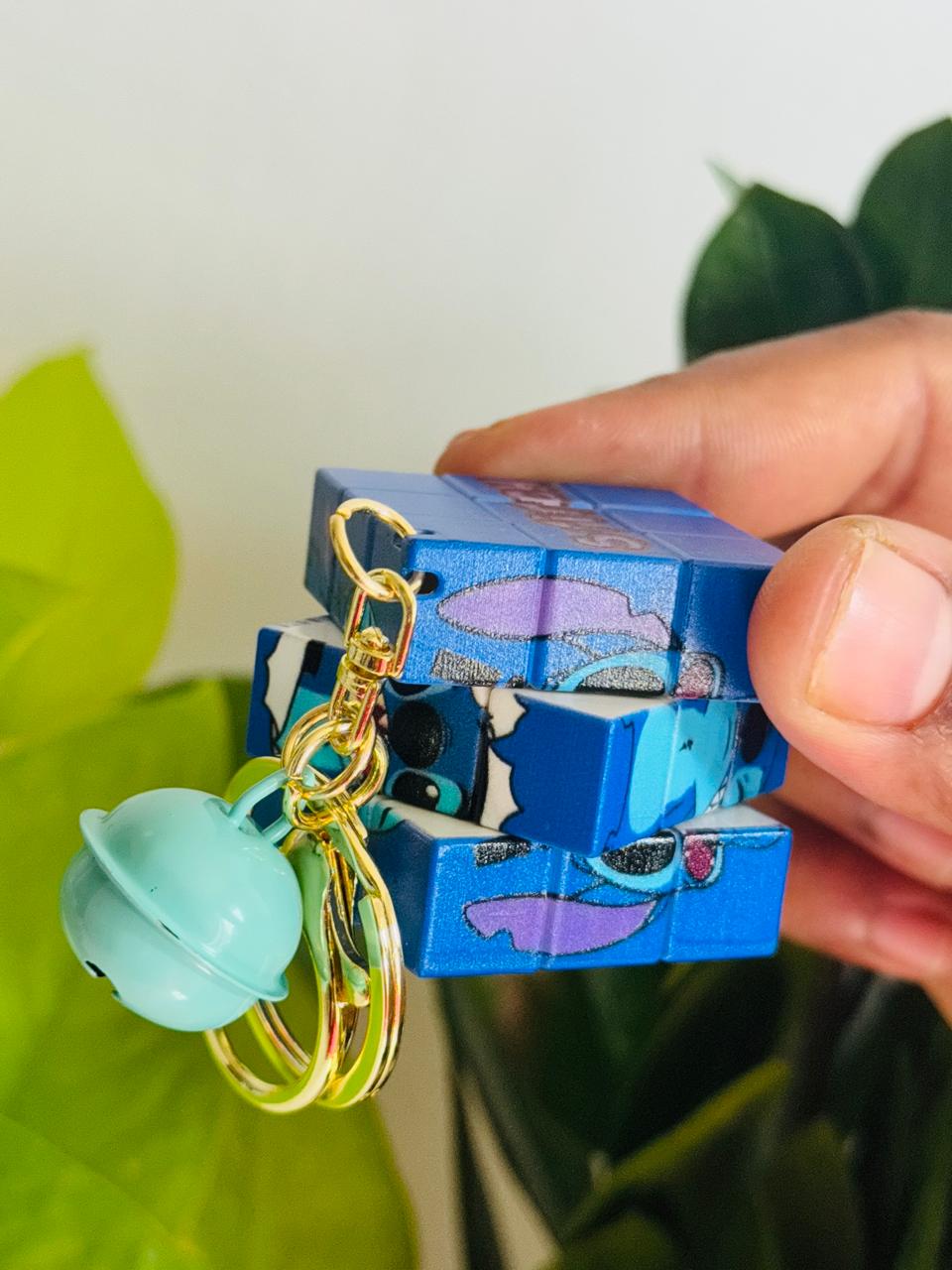 Puzzle keychain
