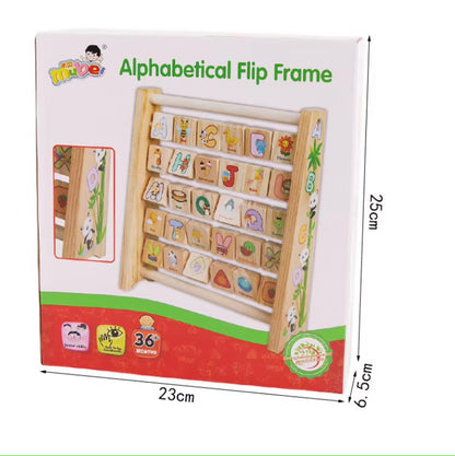 Alphabetical Flip Frame