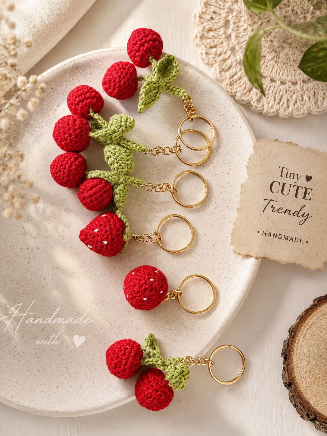 Handmade Crochet Keychain