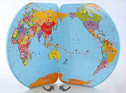 Foldable  wooden map board