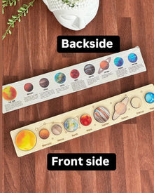 Double sided Solar puzzle board
