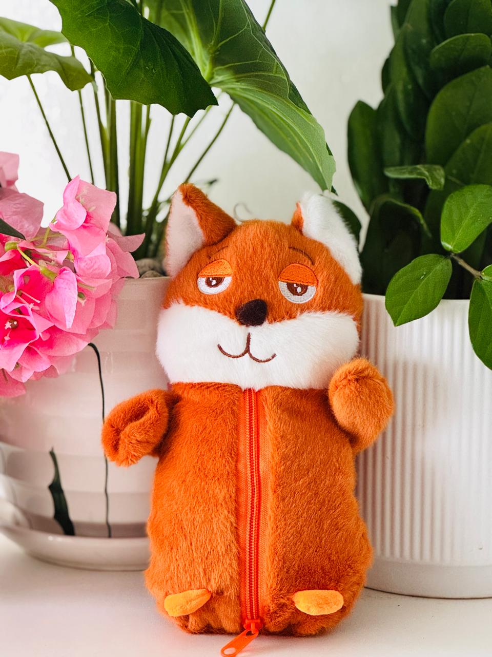 soft plush pouches
