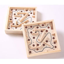 Handmade Wooden Labyrinth Maze Puzzle