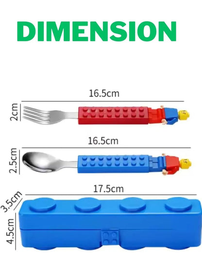 Lego spoon and fork