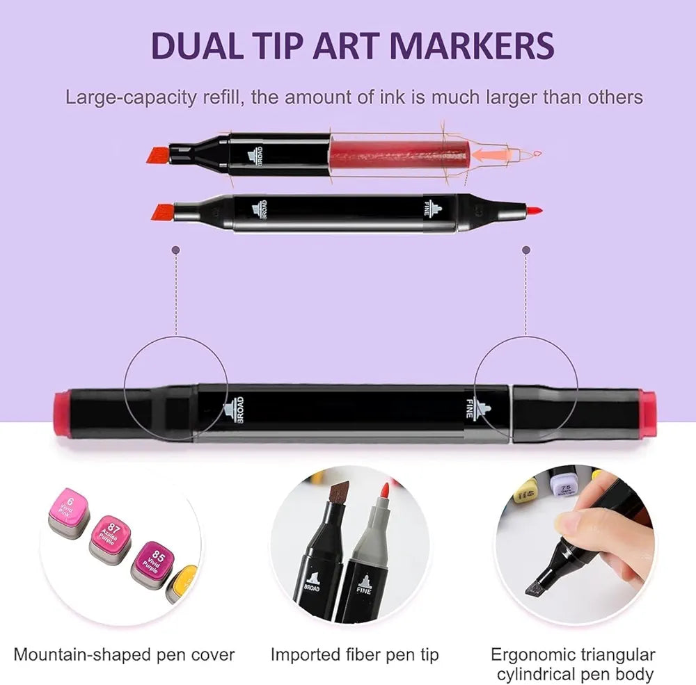 48 pieces art markers