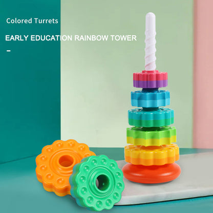Spinning Rainbow tower