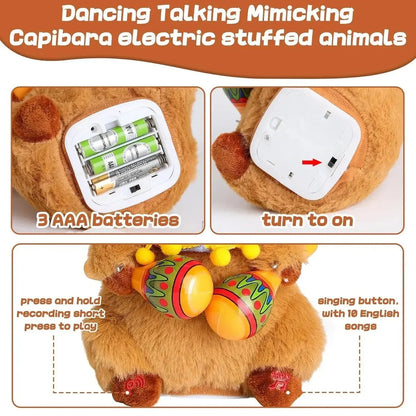 Talking capybara plush Toy