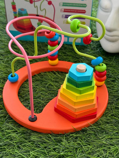 Beads around the tower