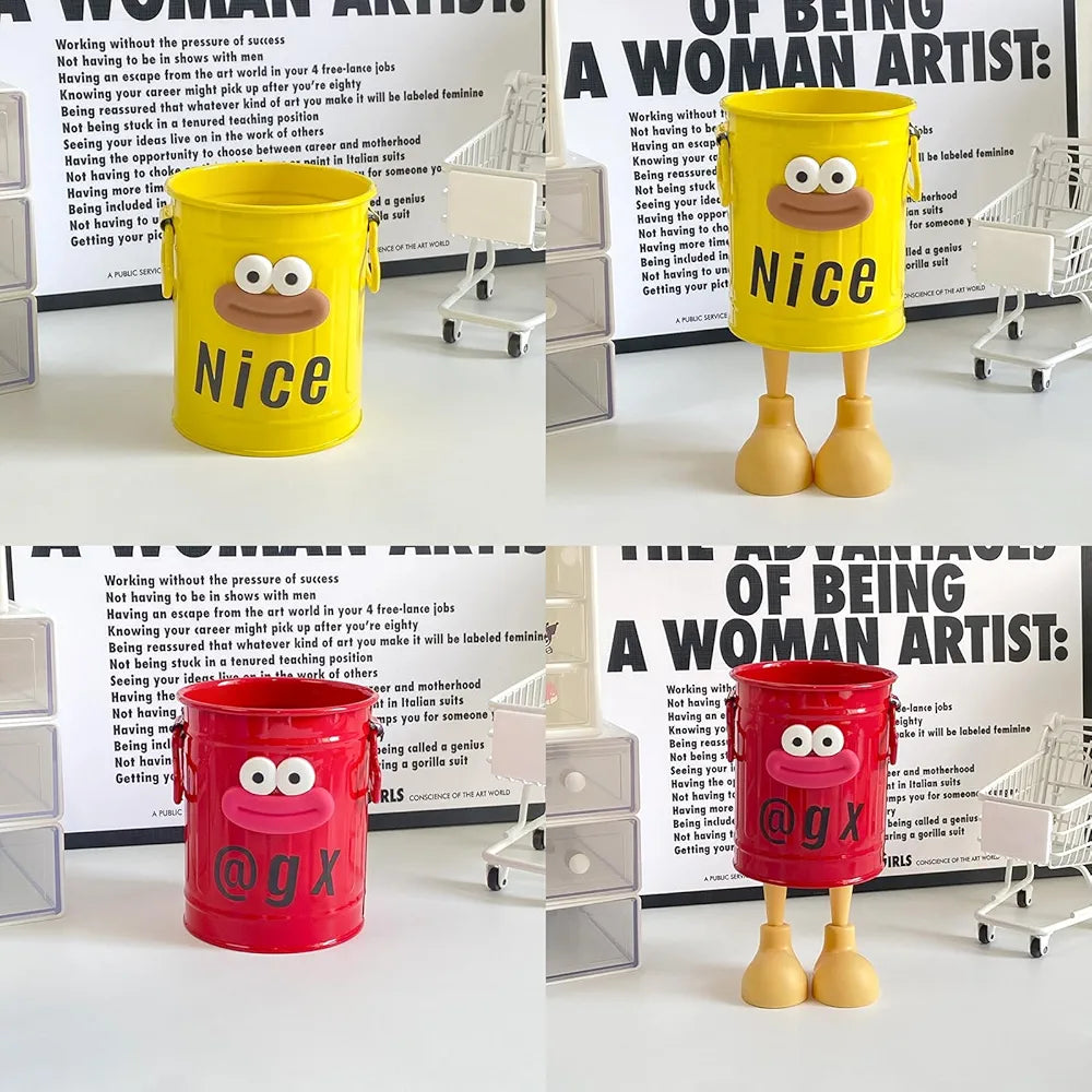 Smiley Bucket Pen Holder