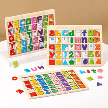 Alphanumeric board with flag