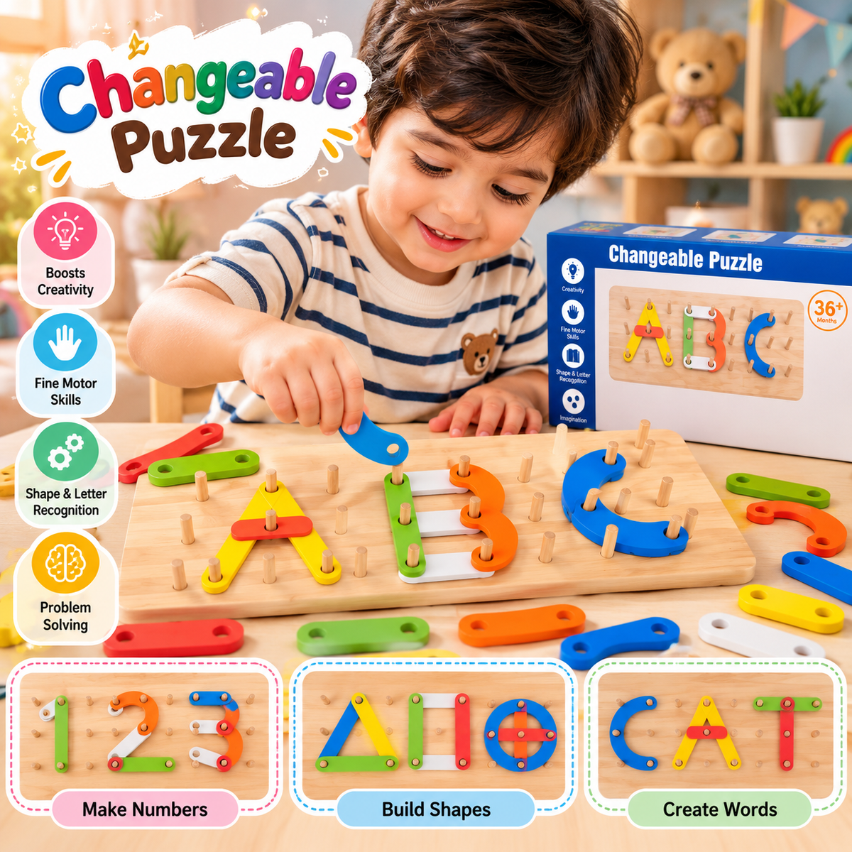 Changeable puzzle
