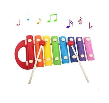 Cartoon animal hand  knock piano series