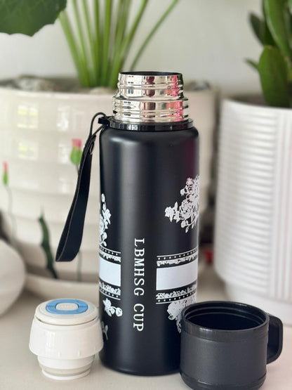 Leo black Thermos