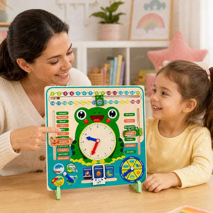 Multifunctional calendar clock
