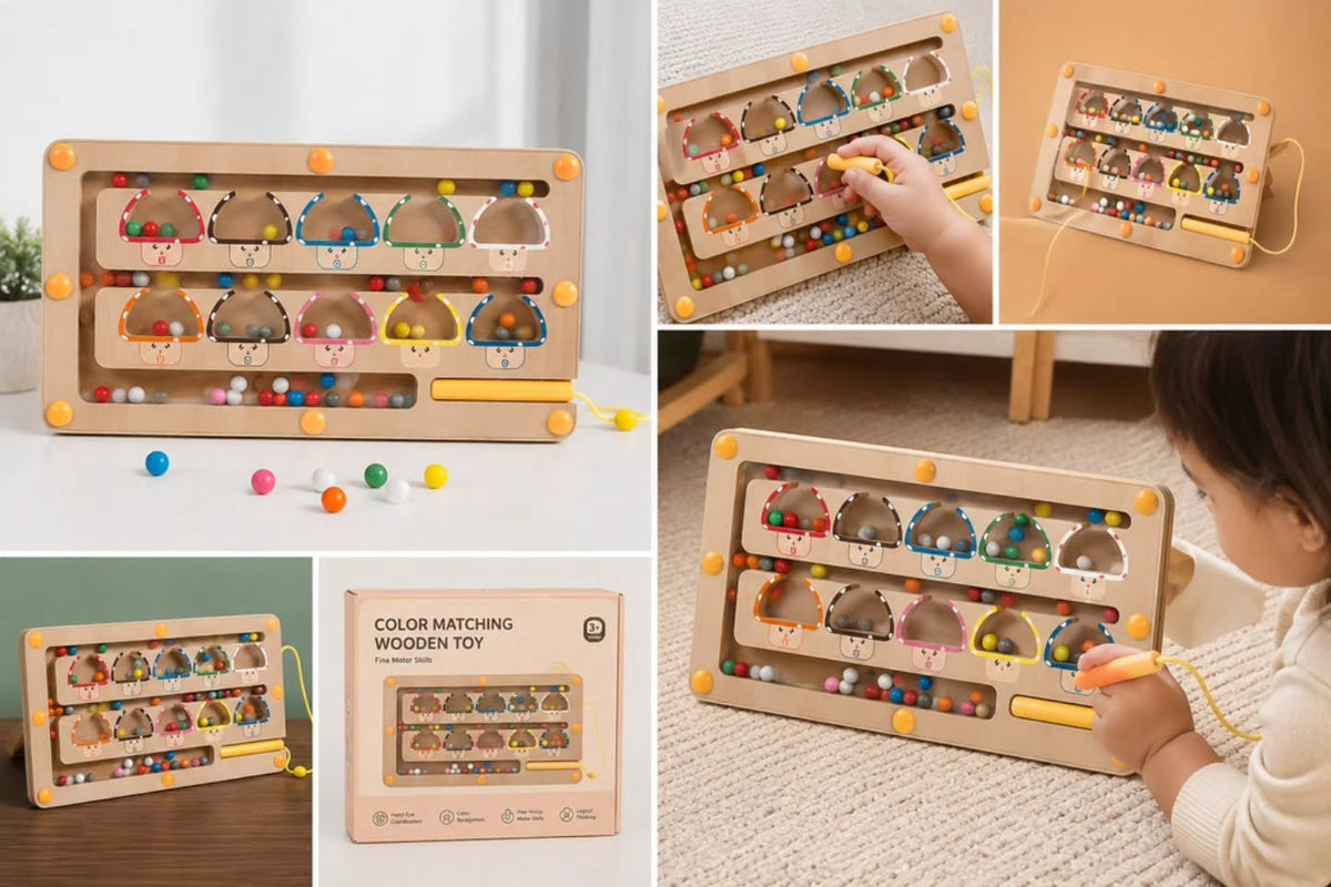 Wooden Color Matching Board