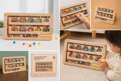 Wooden Color Matching Board