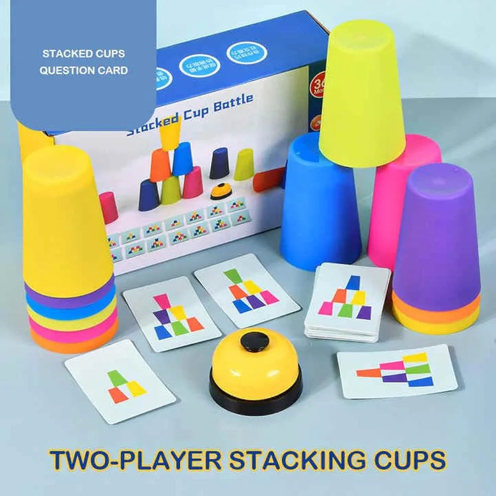 Stacking cup battle