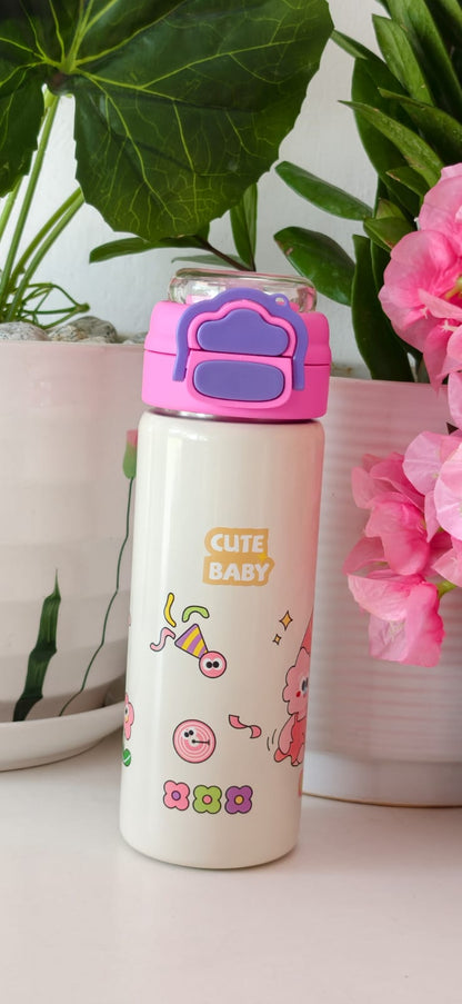 Double walled vacuum bottle