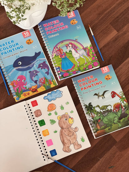 Water painting book