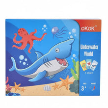 Magnetic Puzzle  book with white board