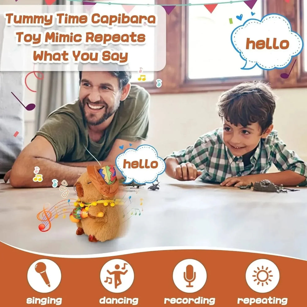 Talking capybara plush Toy