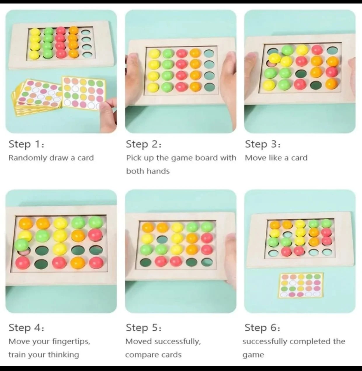 Finger tip memory game