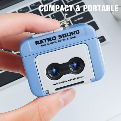 Retro  tap recorder Keychain