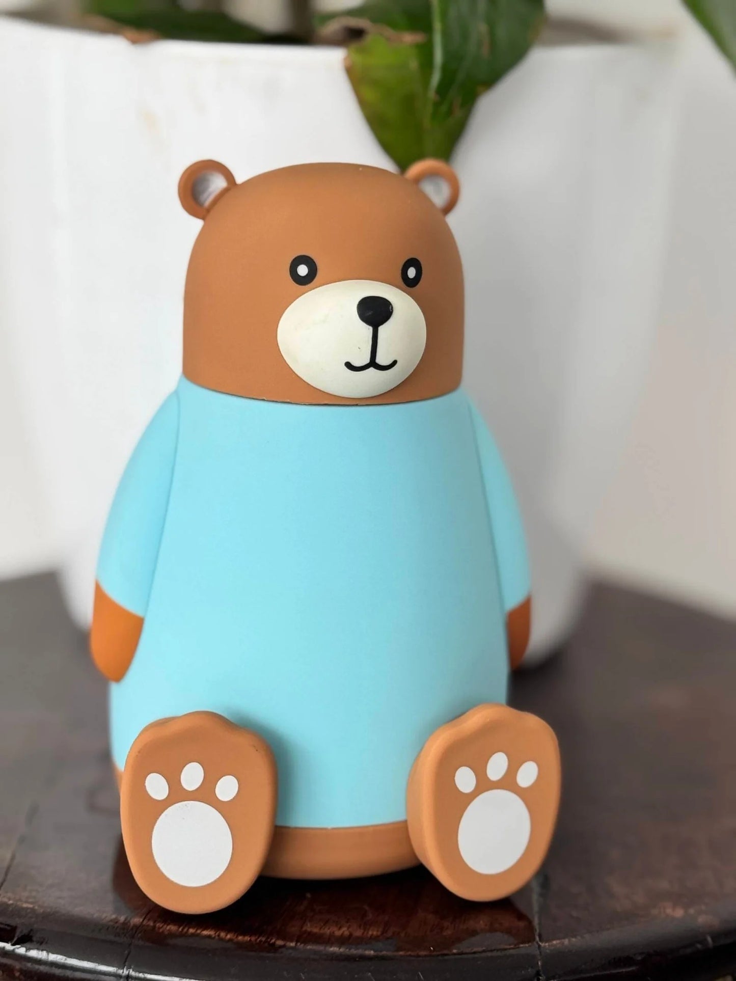 3D Teddy Glass Bottle
