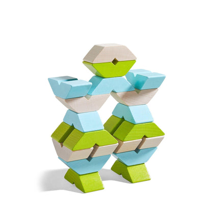 Three dimensional wooden blocks