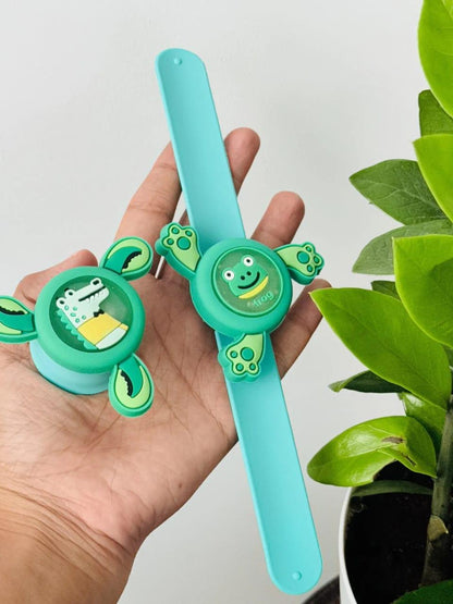 Led spinner slap band