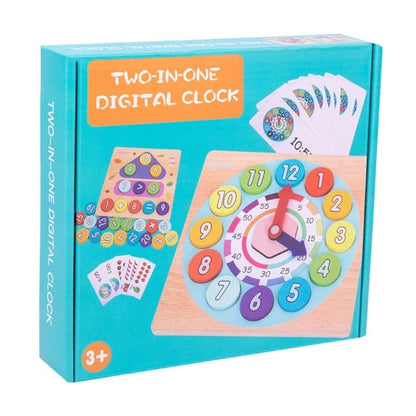 Two in one digital clock