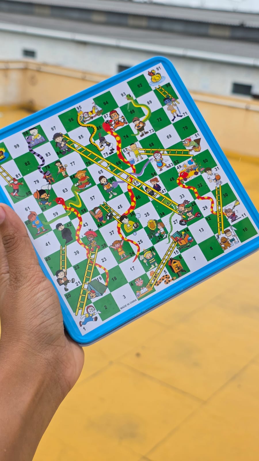 Magnetic 2-in-1 Luddo and Snakes N Ladder Game