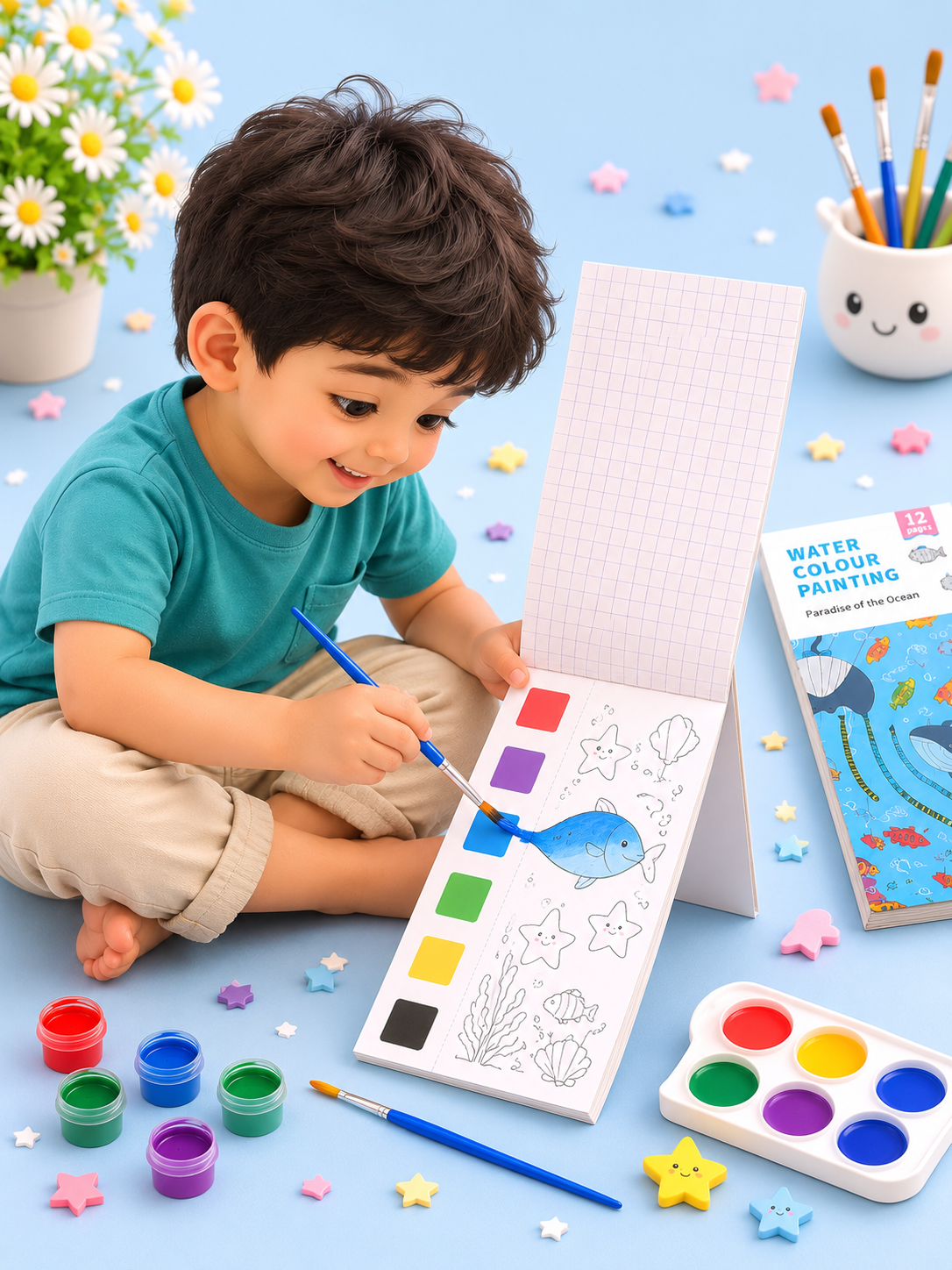 Water colouring book