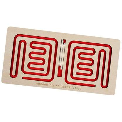 Left and Right Brain maze board