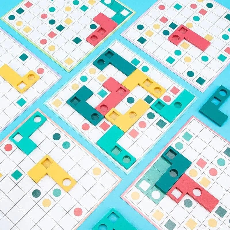 Type L Paired Puzzle: Perfect Brain-Boosting Game for Kids and Adults